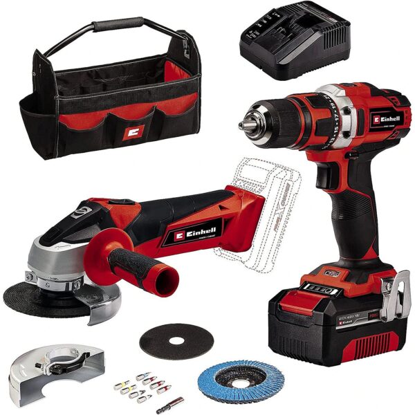 Einhell Tool set TE-TK 18/2 Li Kit (red/black