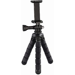 Hama Mini-tripod flex 2in1 14 cm black 4609 4007249046093