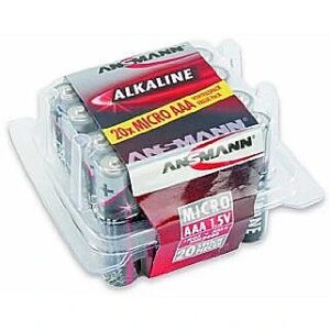 Ansmann Alkaline Batterien Micro AAA 1.5V [20er Pack] 5015538 4013674005475