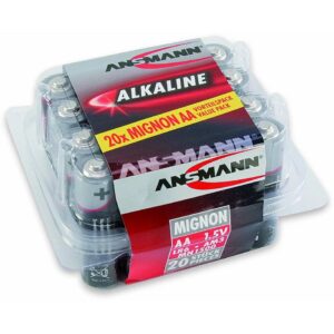 Ansmann Alkaline Batterien Mignon AA 1.5V [20er Pack] 5015548 4013674005482