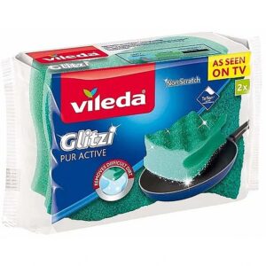 Vileda Profiled Sponge Scourer Vileda Pur Active 2 pcs. 116514 4023103070240