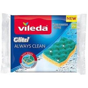 Vileda Viscose Sponge Vileda Glitzi Always Clean 2 pcs. 168527 4023103229235