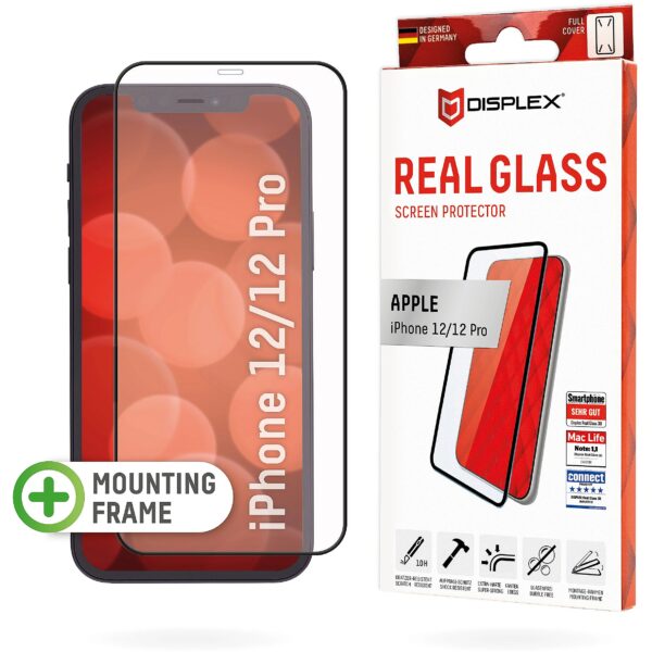 E.V.I.	 DISPLEX REAL GLASS 3D-FC IPHONE 12 MAX/12 PRO 6.1IN 01306 4028778110475