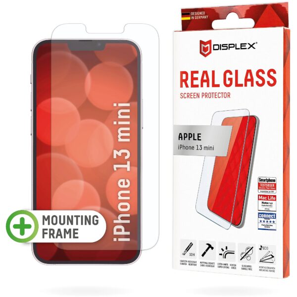 E.V.I.	 DISPLEX REAL GLASS CLEAR F/ APPLE IPHONE 13 MINI 01481 4028778114015