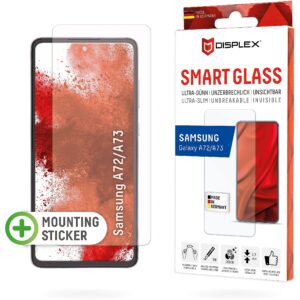 Displex Smart Glass (9H) für Samsung Galaxy A72/A73 Montagesticker