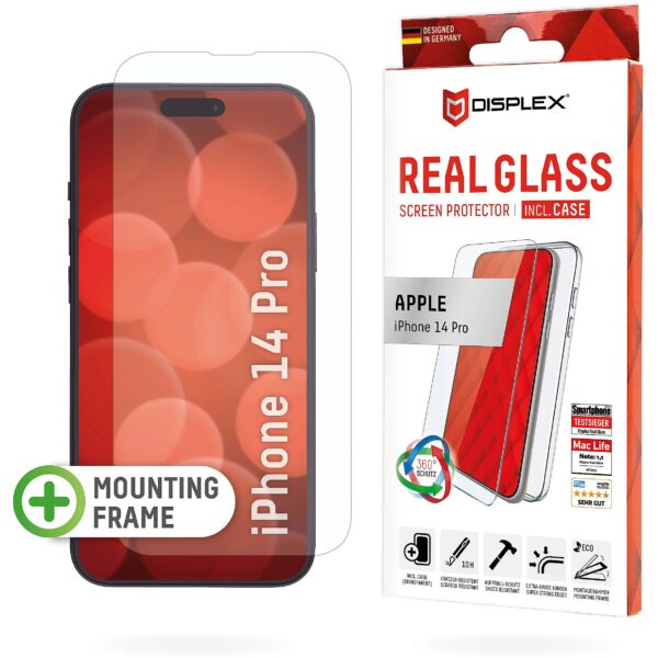 E.V.I.	 DISPLEX GLAS + CASE FUER APPLE IPHONE 14 PRO 01711 4028778118266