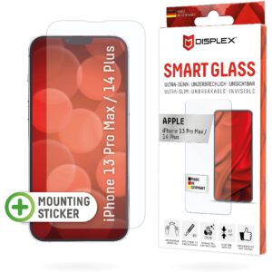 Displex Smart Glass (9H) für Apple iPhone 13 Pro Max/14 Plus Montagesticker