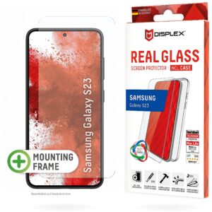 E.V.I.	 DISPLEX REAL GLASS + CASE SAMSUNG GALAXY S23 01778 4028778119515