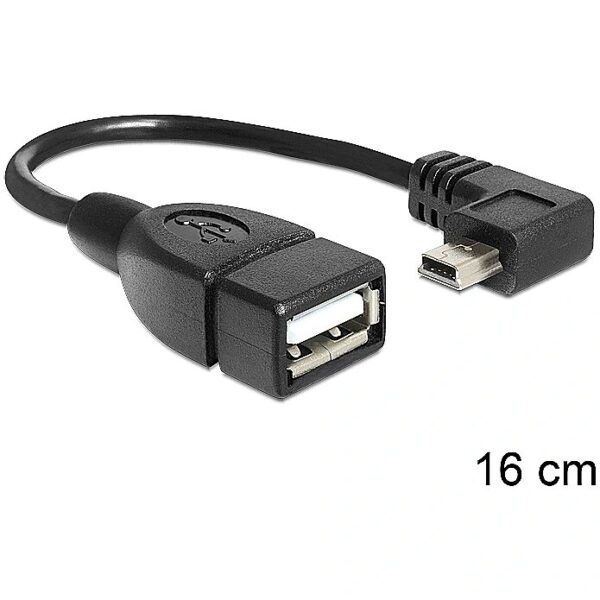 Delock miniUSB OTG angled cable