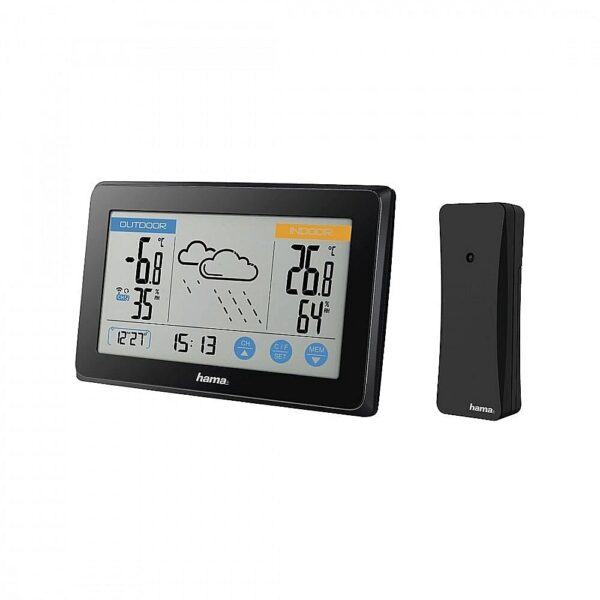 Hama Weather station Hama Touch black 186314 4047443425379