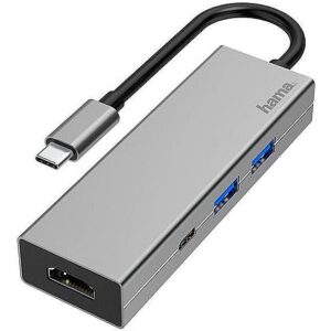 Hama USB adapter Hama USB-C multiport adapter (4 ports) 00200107 4047443436795