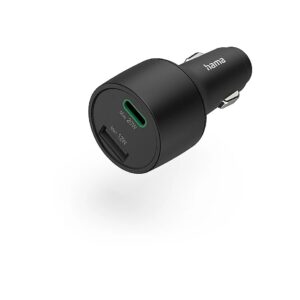 Hama Car Charger USB-C/USB-A Power Delivery/Quick Charge 30W czarna 201690 4047443499660