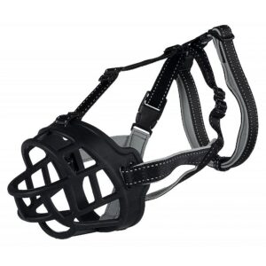 Trixie muzzle for dog - size M-L - black TX-17613 4047974176139