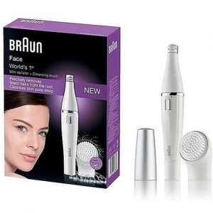 Braun face epilator and facial cleansing brush SE810