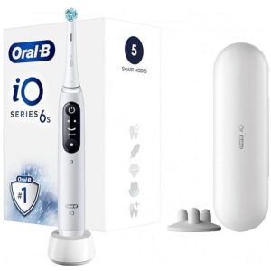 Oral-B Electric Toothbrush | iO6 | Rechargeable | For adults | Number of brush heads included 1 | Number of teeth brushing modes 5 | White iO6 White 4210201438069