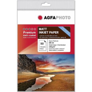 AgfaPhoto photo paper A4 Premium matte 130g 50 sheets AP13050A4M 4250164830487