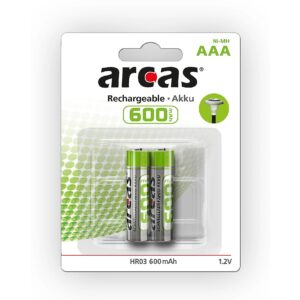 Arcas NI-MH R03 MICRO AAA 600mA BP2 17706203 4260030254798