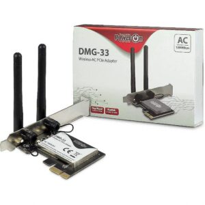 Inter-Tech DMG-33 Wi-Fi 5 PCIe Ad.-1300M - 88888153 4260455645577