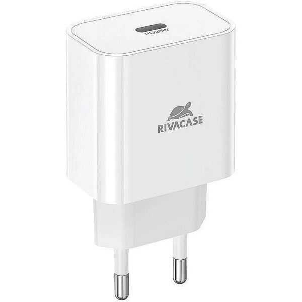 Rivacase MOBILE CHARGER WALL/WHITE PS4101 W00 PS4101W00WHITE 4260709013183