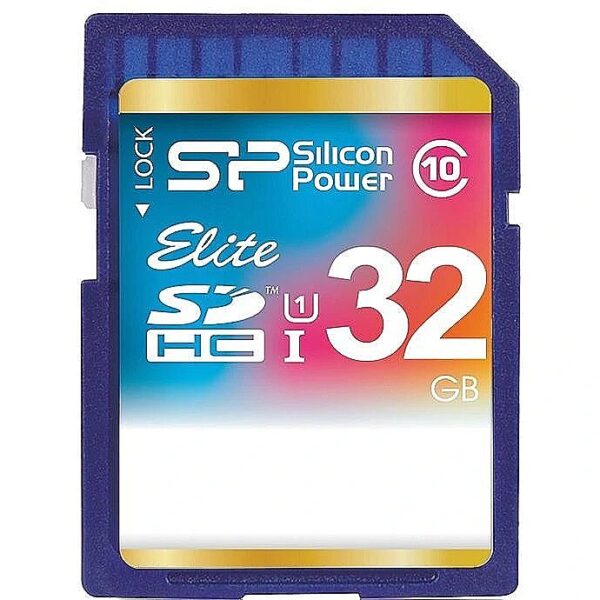 Silicon Power memory card SDHC 32GB Elite SP032GBSDHAU1V10 4712702628043