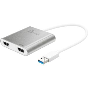 J5create USB 3.0 TO DUAL HDMI MULTI-MONITOR ADAPTER JUA365-N 4712795081251