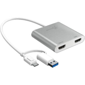 J5create USB-C TO DUAL HDMI MULTI-MONITOR ADAPTER JCA365-N 4712795086416