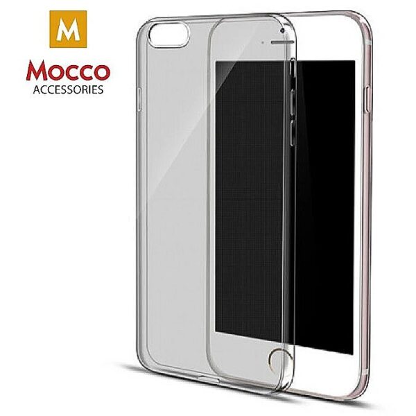 Mocco Ultra Back Case 0.3 mm Silicone Case for Huawei P8 Transparent-Black MC-BC-HW-P8-BK 4752168033500