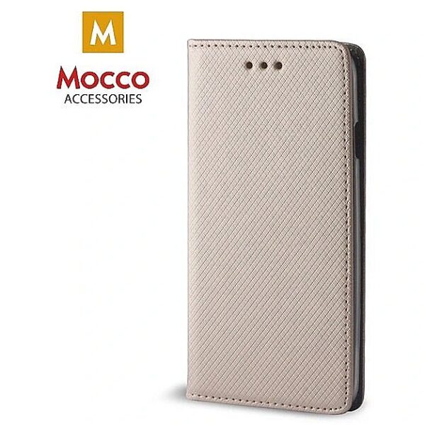 Mocco Smart Magnet Book Case For Huawei Y9 (2018) Gold MC-MAG-HU-Y9/18-GO 4752168040935