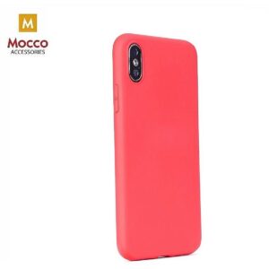 Mocco Soft Magnet Silicone Case With Built In Magnet For Holders for Apple iPhone XS Max Red MO-SO-MAG-IPH-XSPL-RE 4752168054161