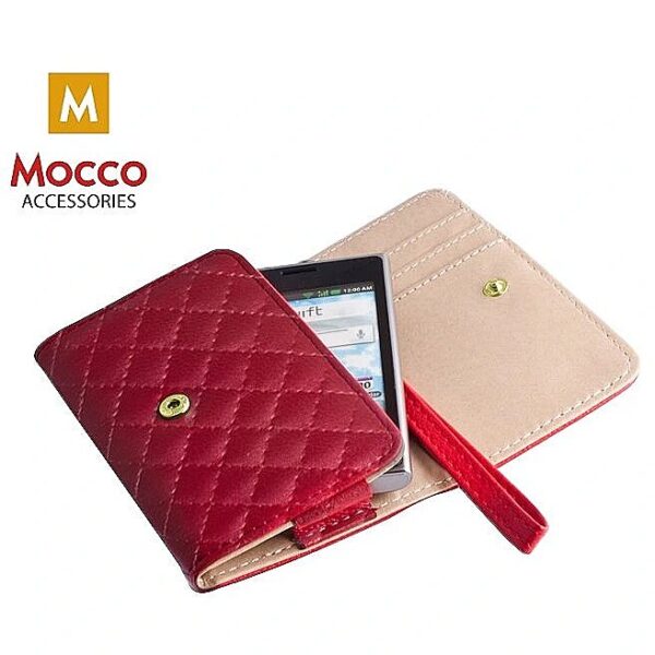 Mocco Wallet XXL Universal Pouch Case / Clutch for Mobile Phones (13 x 6.5 x 1 cm)  Red MC-WAL-XXL-R 4752168059463