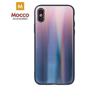 Mocco Aurora Glass Silicone Back Case for Apple iPhone XS Max Brown - Black MC-TR-AUR-IPHXSM-BRBK 4752168063873