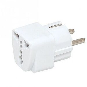 Mocco Travel Adapter USA / UK -> EU (220V) White MC-USA/UK/EU-WH 4752168072608