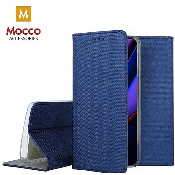 Mocco Smart Magnet Book Case For Apple iPhone 11 Pro Blue MC-MAG-IPH11P-BL 4752168074657