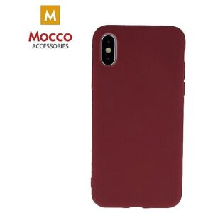 Mocco Ultra Slim Soft Matte 0.3 mm Silicone Case for Apple iPhone 11 Pro Max Dark Red MO-USM-IPH-11PM-DR 4752168075449