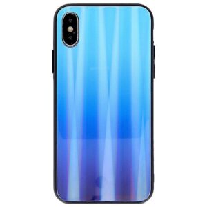 Mocco Aurora Glass Back Case for Apple iPhone 7 / 8 / SE 2020 Blue MO-TR-AUR-IPH78SE2-BL 4752168091425