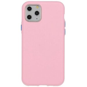 Mocco Soft Cream Silicone Back Case for Apple iPhone 12 Mini Light Pink MO-SC-AP-IPH12M-PI 4752168095201