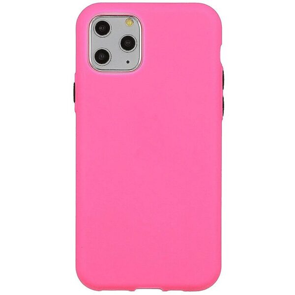 Mocco Soft Cream Silicone Back Case for Apple iPhone 12 Mini Pink MO-SC-AP-IPH12M-PK 4752168095225