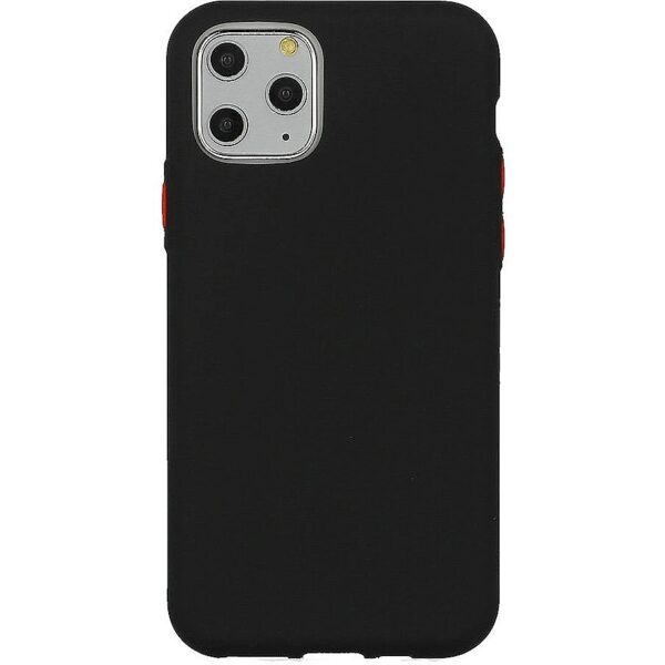 Mocco Soft Cream Silicone Back Case for Apple iPhone 12 Pro Max Black MO-SC-AP-IPH12PRMAX-BK 4752168095249