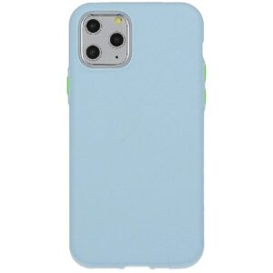 Mocco Soft Cream Silicone Back Case for Apple iPhone 12 Pro Max Blue MO-SC-AP-IPH-12PRMAX-BL 4752168095256