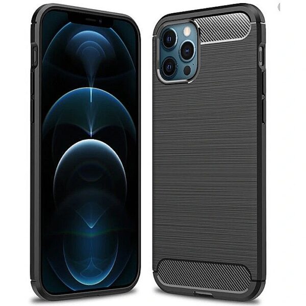 Mocco Trust  Silicone Case for Apple iPhone 12 Pro Max Black MO-TR-AP-IPH-12PMAX-BK 4752168096314