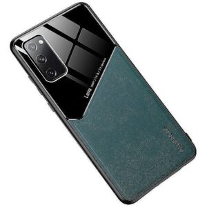 Mocco Lens Leather Back Case for Apple iPhone 12 / 12 Pro Green MO-LC-APP-IP12-GE 4752168098462