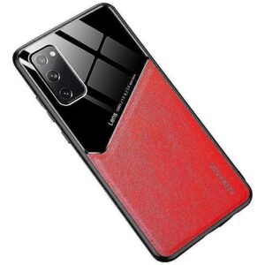 Mocco Lens Leather Back Case for Apple Iphone 12/12 Pro Red MO-LC-APP-IP12-RE 4752168098486