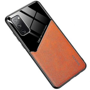 Mocco Lens Leather Back Case for Apple Iphone 12 Mini Orange MC-LC-AP-IP12MINI-OR 4752168098516