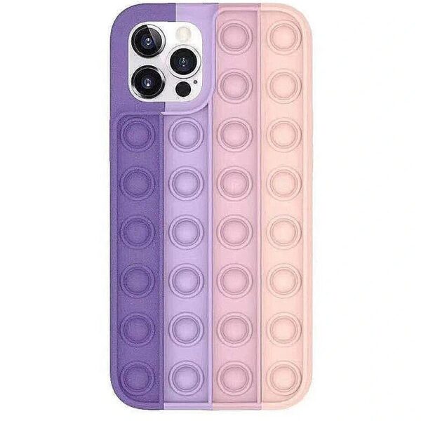 Mocco Bubble Antistress Case for Apple iPhone 12 Pro Max Violet MO-BB-AP-IP12PROMAX-VI 4752168099797