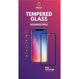 Mocco Full Face / Full Glue Tempered Glass Full Coveraged with Frame Motorola Moto G8 Power Lite Black MO-FG-MO-G8PL-BK 4752168106471