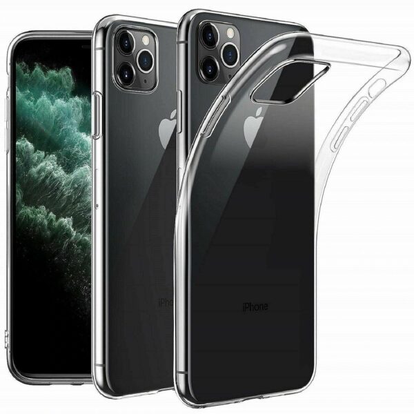 Mocco Ultra Back Case 1 mm Silicone Case for Apple iPhone 14 Pro Transparent MO-BC1MM-IP-14PR-TR 4752168111253