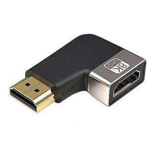 RoGer HDMI 2.1 Adapter 90° 270° / 8K RO-HDMI90-270-GR 4752168125748