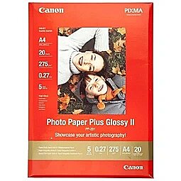 Canon  Fotopapīrs Canon PP-201 glancēts A4 20 lapas 275g/m2 2311B019 4960999537269