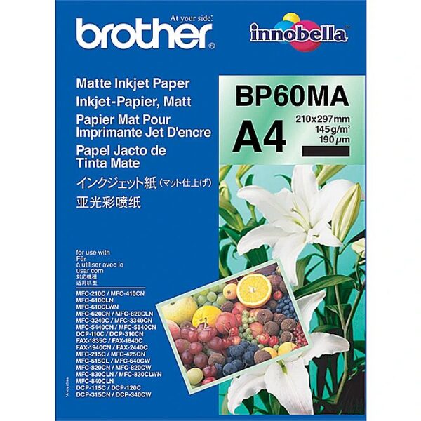 Brother Paper Brother 25 sheets matt A4 BP60MA 4977766628518