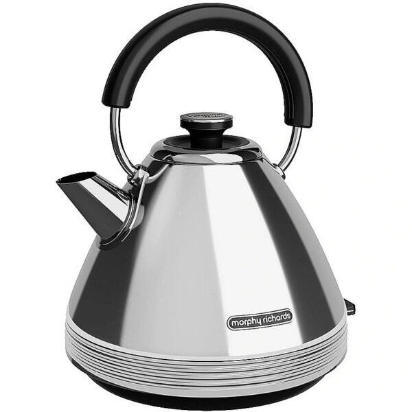 Morphy Richards Venture Pyramid Retro 1.5 l 2200 W Kettle Chrome 100330 5011832070586